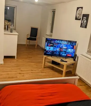 Im Lehm-fachwerkhaus Mit 3 Einzelnen Schlafzimmern Je Mit Tv Daire Erfurt