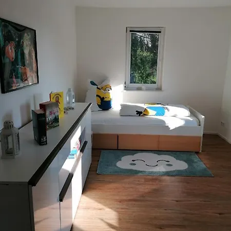 Im Lehm-fachwerkhaus Mit 3 Einzelnen Schlafzimmern Je Mit Tv Daire Erfurt