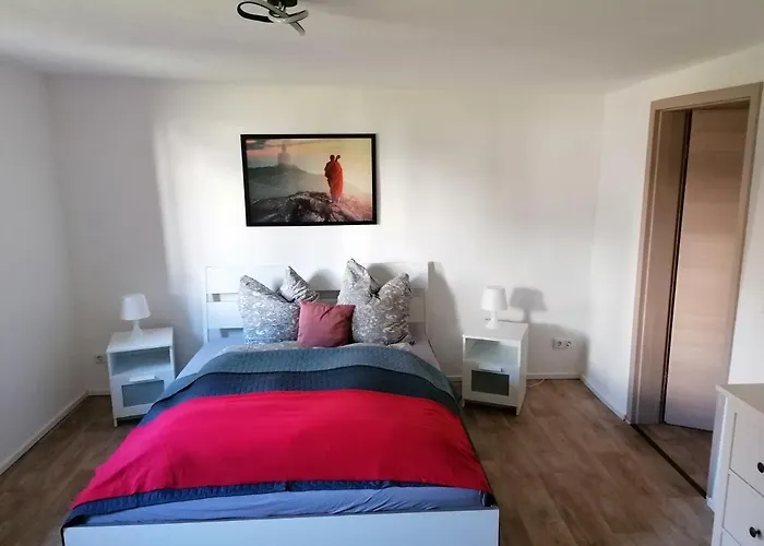 Daire Im Lehm-fachwerkhaus Mit 3 Einzelnen Schlafzimmern Je Mit Tv